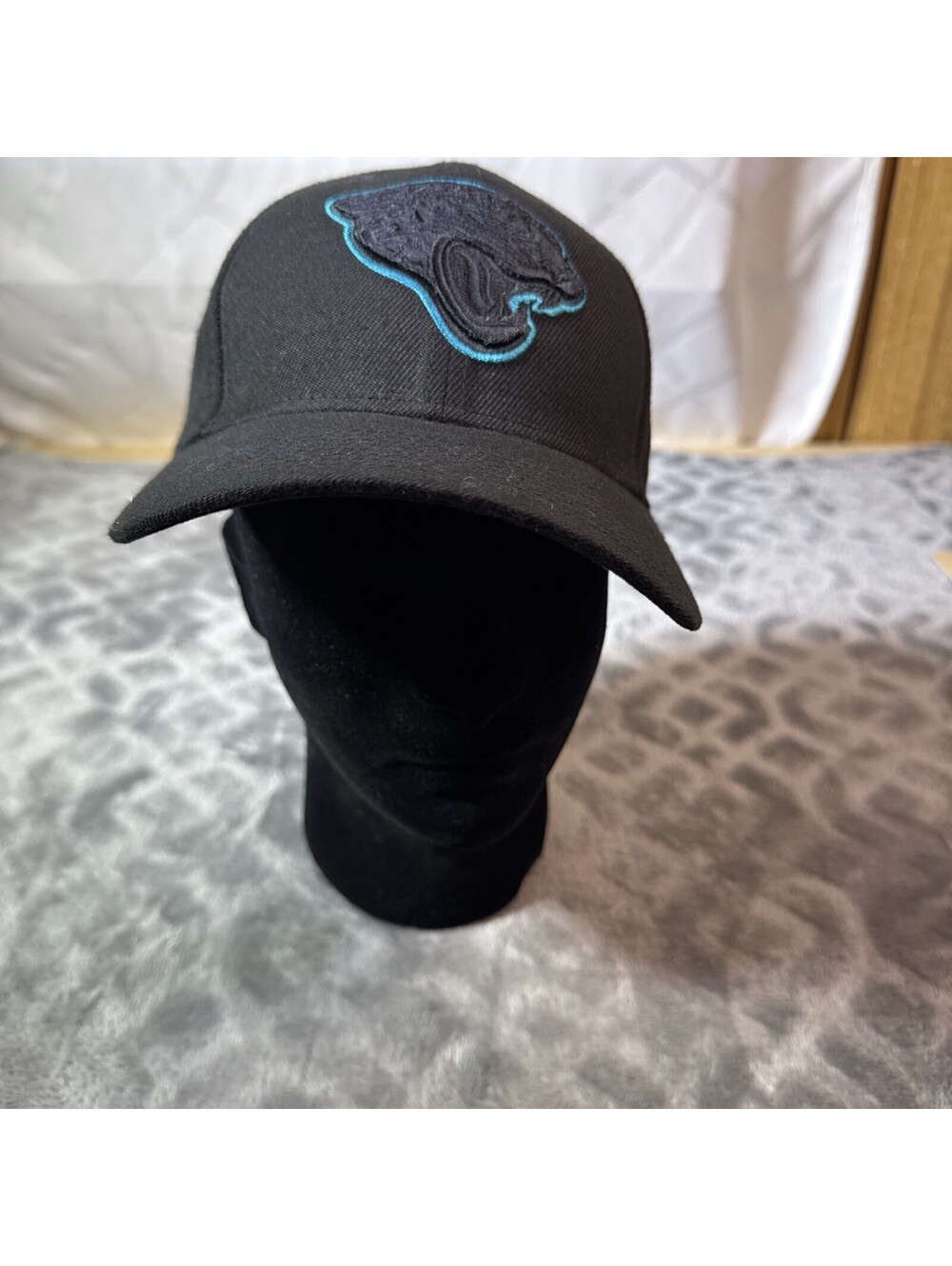 Black New Era Jacksonville Jaguars Adjustable Hat